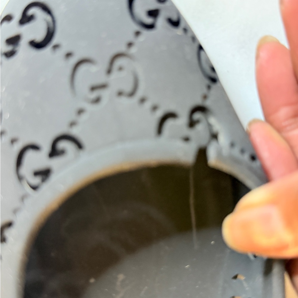 Gucci Black Monogrammed Footwear